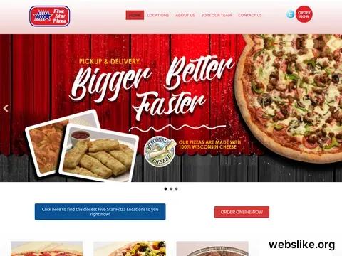 fivestarpizza.com