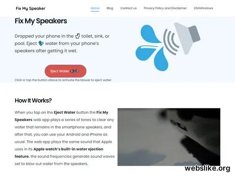 fixmyspeaker.pro