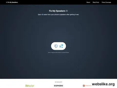 fixmyspeakers.com