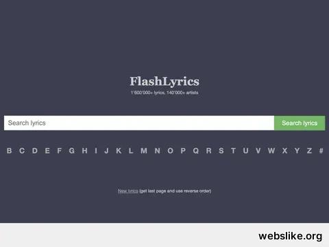 flashlyrics.com