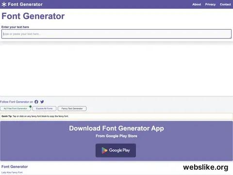 fontgenerator.org