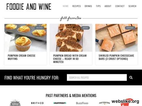 foodieandwine.com