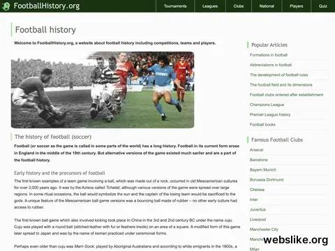 footballhistory.org