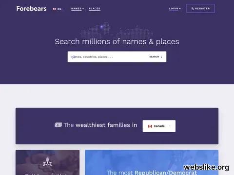 forebears.io