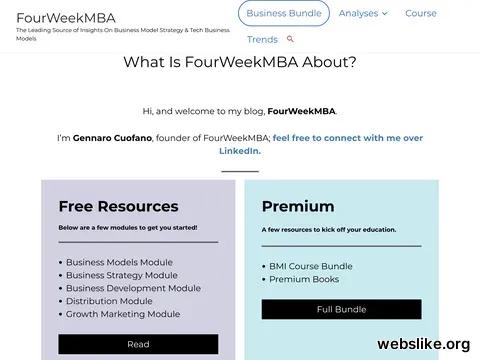 fourweekmba.com