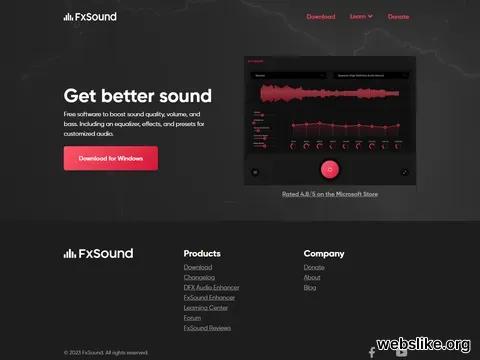 fxsound.com