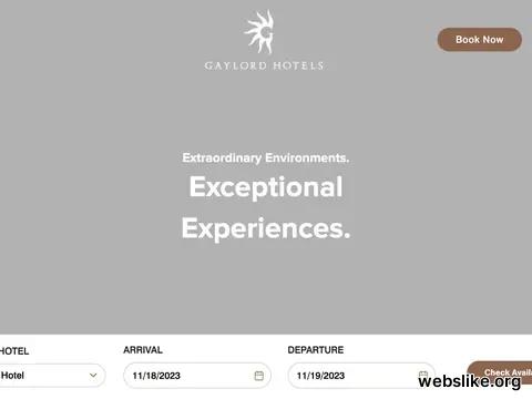 gaylordhotels.com