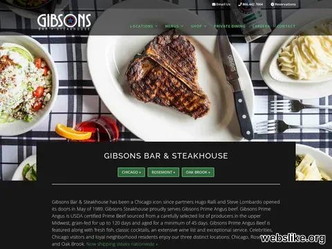 gibsonssteakhouse.com