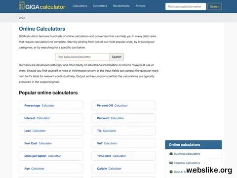 gigacalculator.com