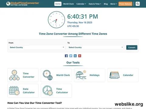 globaltimeconverter.com