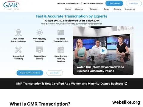 gmrtranscription.com