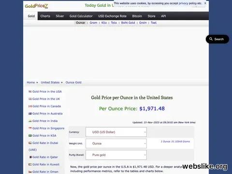 goldpricez.com