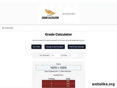 gradecalculator.com