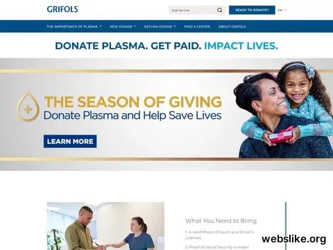 grifolsplasma.com