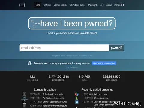 haveibeenpwned.com