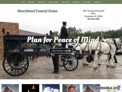 henryhandfuneralhome.com