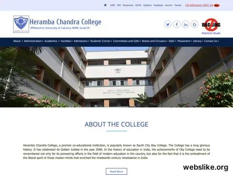 herambachandracollege.ac.in