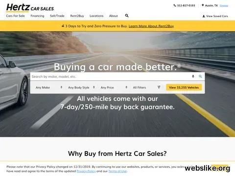 hertzcarsales.com