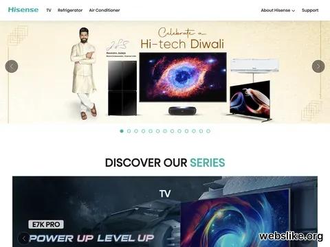 hisense-india.com