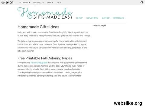 homemade-gifts-made-easy.com