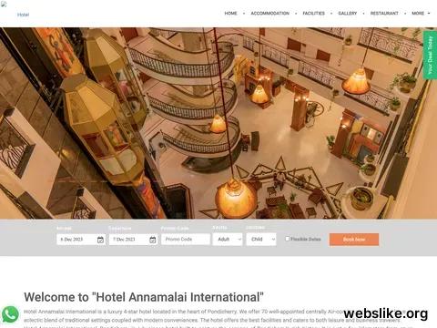 hotelannamalai.com