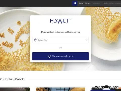 hyattrestaurants.com