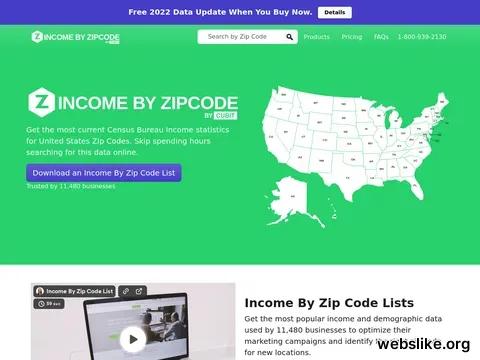 incomebyzipcode.com