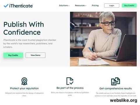 ithenticate.com