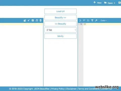 jsonbeautifier.org