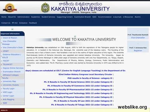 kakatiya.ac.in