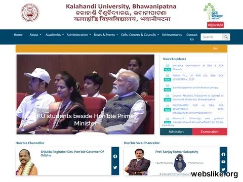 kalahandiuniversity.ac.in