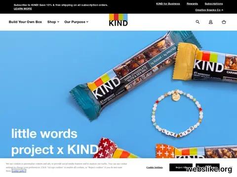 kindsnacks.com