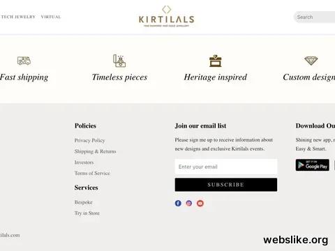 kirtilals.com