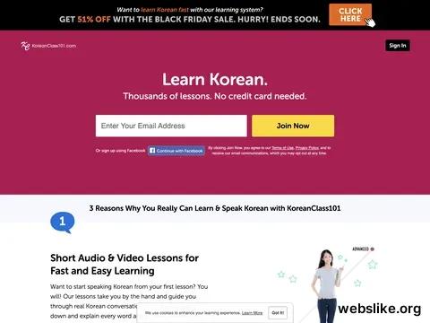 koreanclass101.com