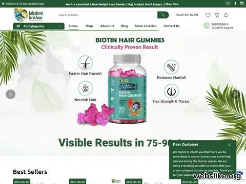 lakshmikrishnanaturals.com