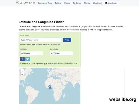 latlong.net