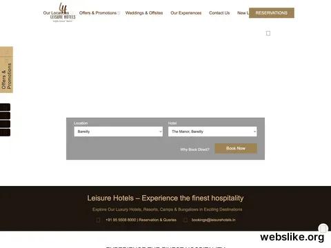 leisurehotels.co.in