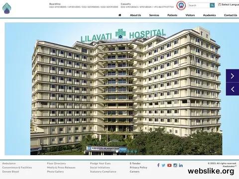 lilavatihospital.com