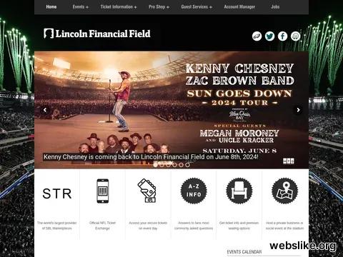 lincolnfinancialfield.com