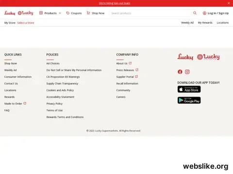 luckysupermarkets.com