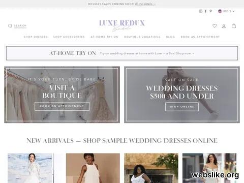 luxereduxbridal.com