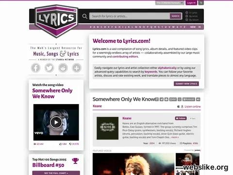 lyrics.com