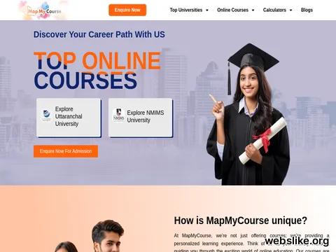 mapmycourse.in