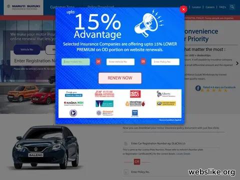 marutisuzukiinsurance.com