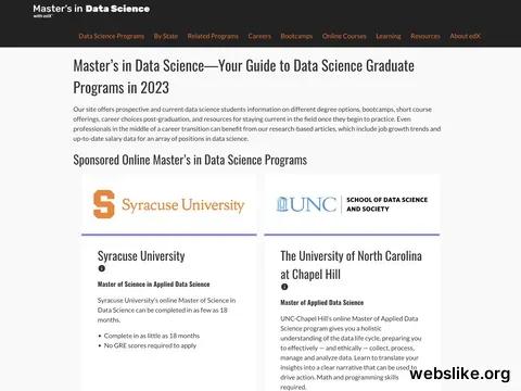 mastersindatascience.org