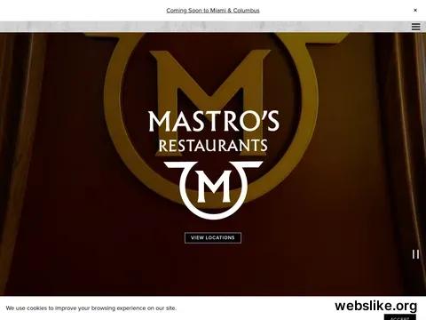 mastrosrestaurants.com