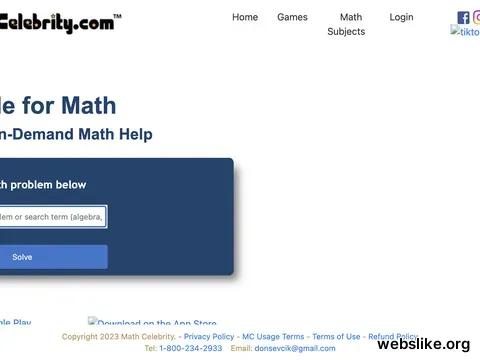 mathcelebrity.com