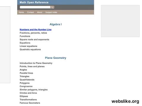 mathopenref.com