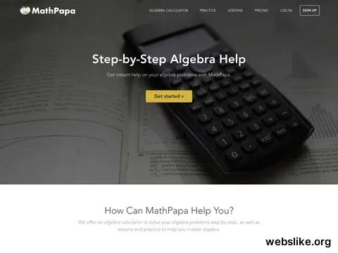 mathpapa.com