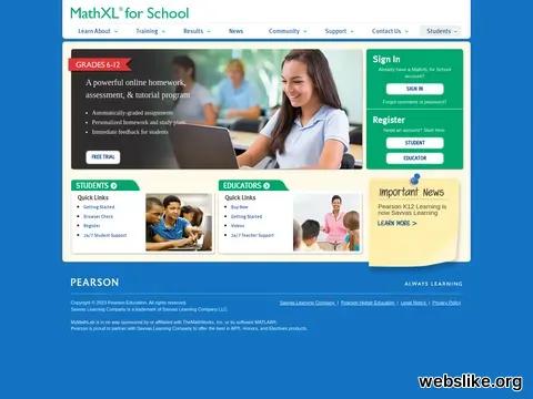 mathxlforschool.com